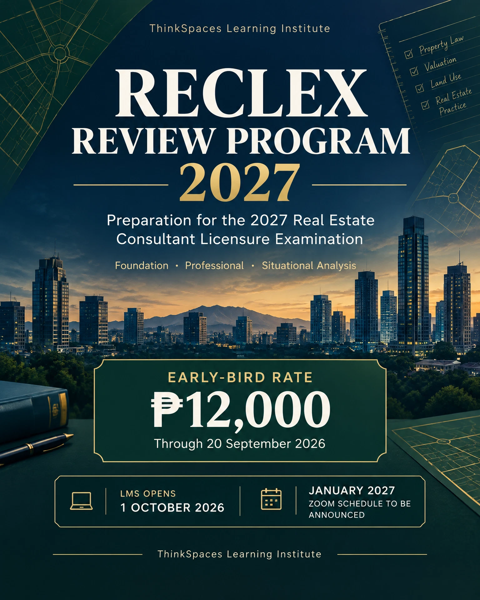 RECLEX Review Program 2027 learning experience